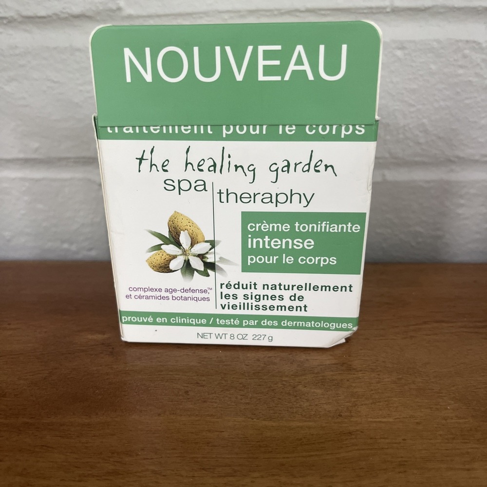 THE‎ HEALING GARDEN - SPA THERAPY INTENSIVE BODY TONING CREME - 8.0 OZ. - HTF